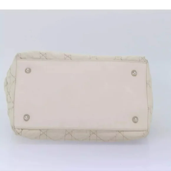 CHRISTIAN DIOR Lady Dior Cannage Cream/White Leather Hand Bag! - Picture 5 of 16